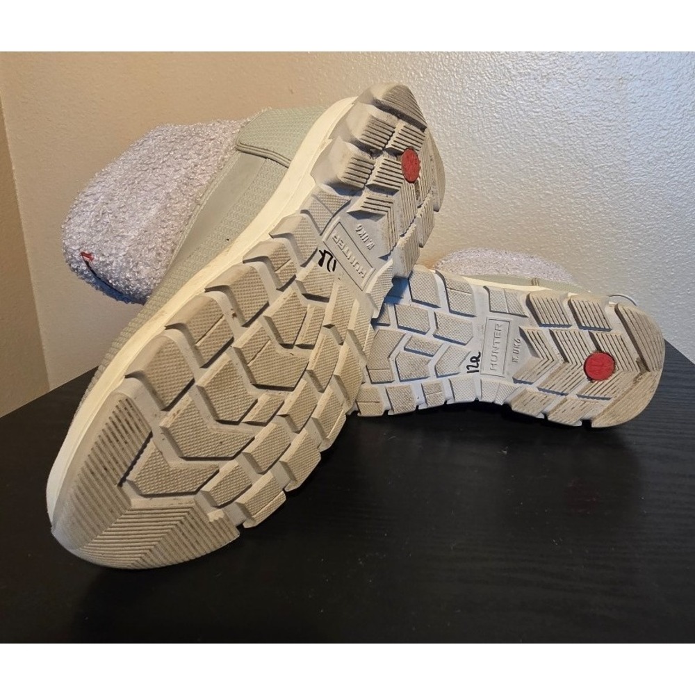 Hunter Sherpa Short Snow Boots women's size 8 in Frosted Grey‎ - Picture 6 of 6